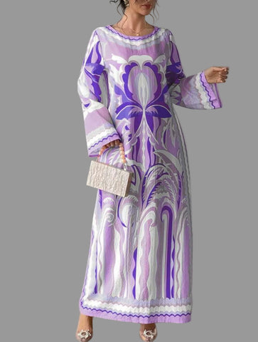 KAFTAN ESTAMPADO FLOR 2 CLRS