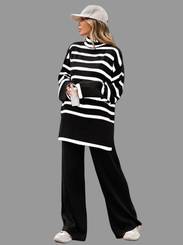 CONJUNTO DE PUNTO JERSEY RAYAS 12 CLRS