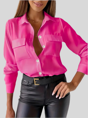 CAMISA CON BOLSILLOS SOLAPA 6 CLRS