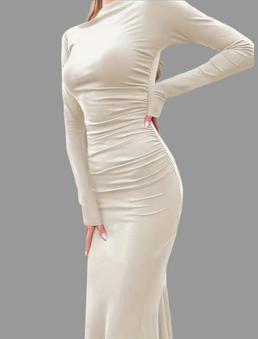 VESTIDO LARGO DE LYCRA SIRENA 6 CLRS