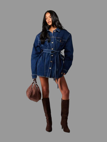 CHAQUETA VAQUERA ESTILO OVERSIZE