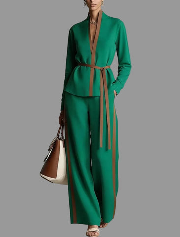 CONJUNTO DE PANTALÓN CON CINTURÓN 4 CLRS