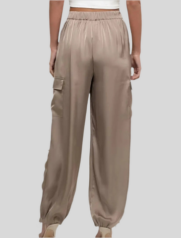 PANTALÓN CARGO SATÉN 7 CLRS