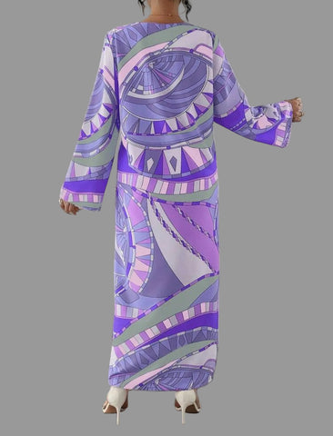 KAFTAN LARGO ESTAMPADO 2 CLRS