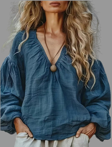 CAMISA ABLUSADA MANGA FRUNCIDA 5 CLRS