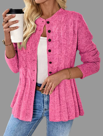 CHAQUETA DE PUNTO ENTALLADA 7 CLRS