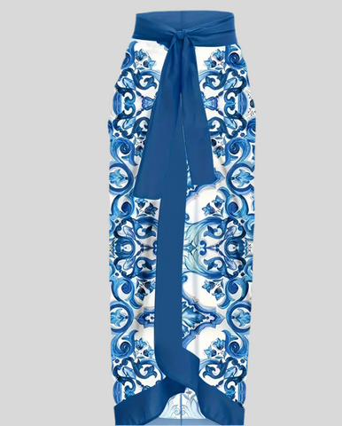 CONJUNTO DE TRAJE DE BAÑO C/PAREO T GRND