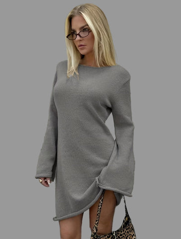 VESTIDO CORTO DE PUNTO A-LINE 3 CLRS