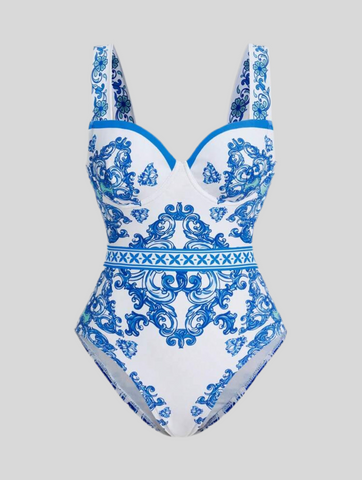 CONJUNTO TRAJE DE BAÑO Y PAREO 3 CLRS