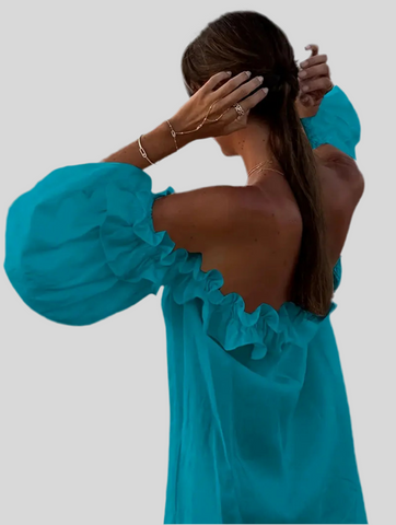 VESTIDO VERANO OPEN SHOULDERS 6 CLRS