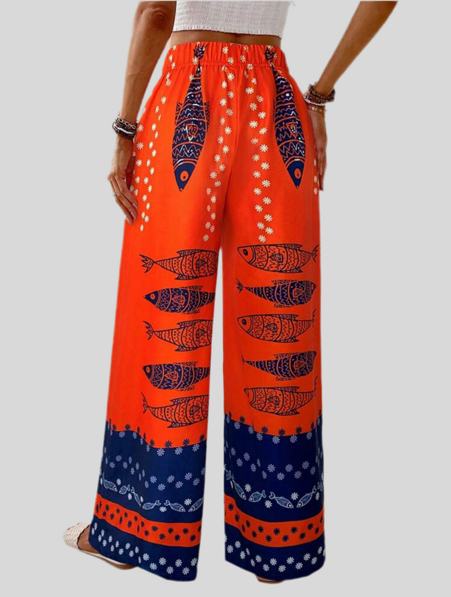 PANTALÓN DE VERANO ESTAMPADO 7 CLRS