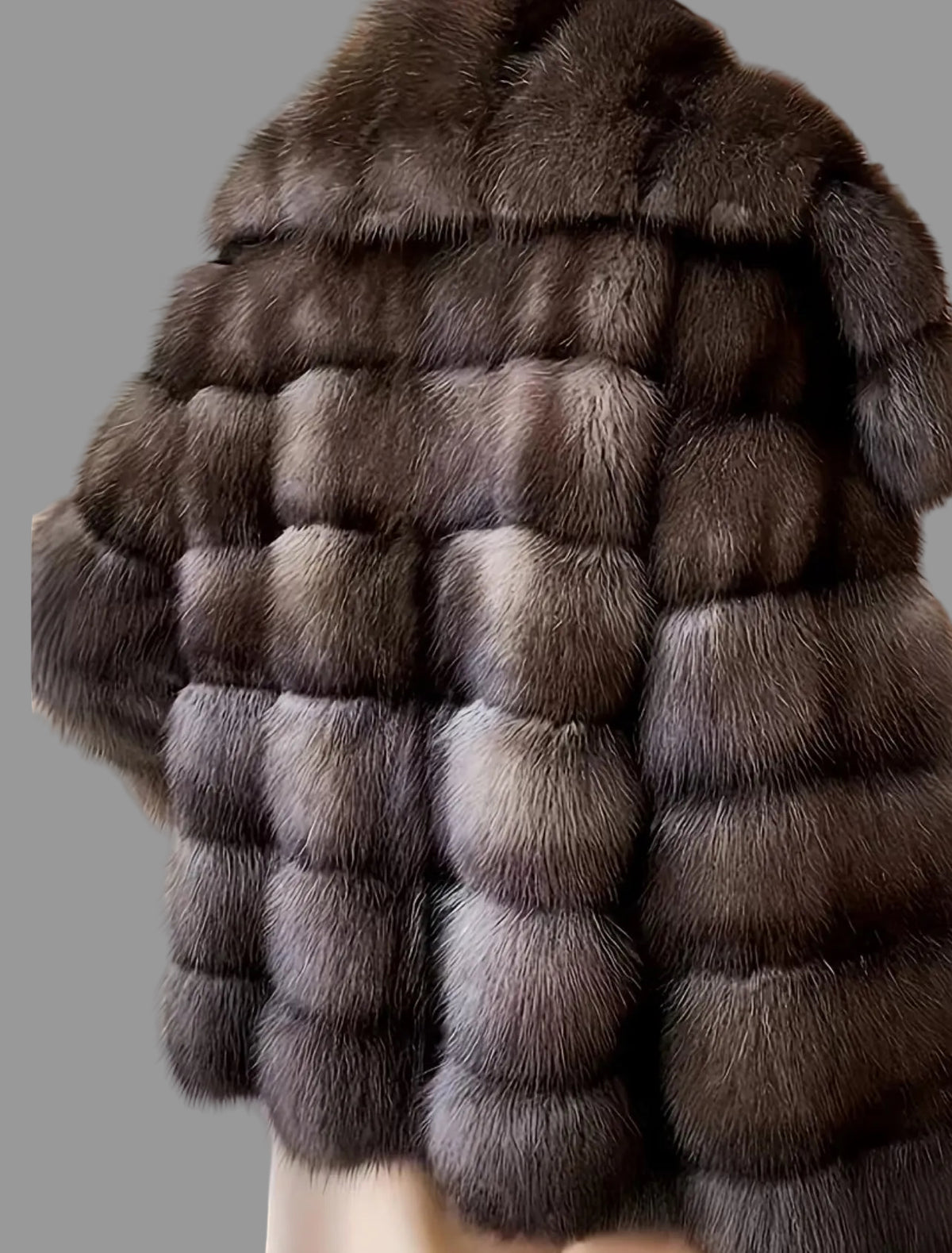 CHAQUETA CORTA FAUX FUR ZORRO