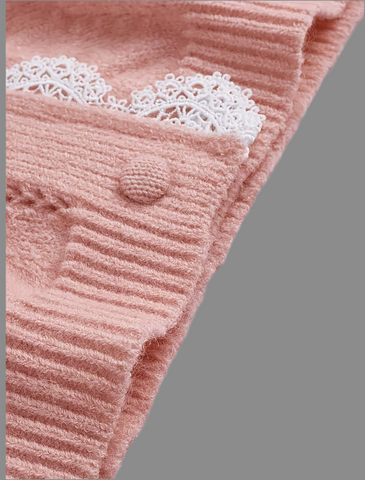 CHAQUETAS DE PUNTO CON BORDE PUNTILLA 5 CLRS