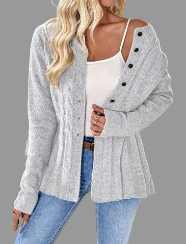 CHAQUETA DE PUNTO ENTALLADA 7 CLRS