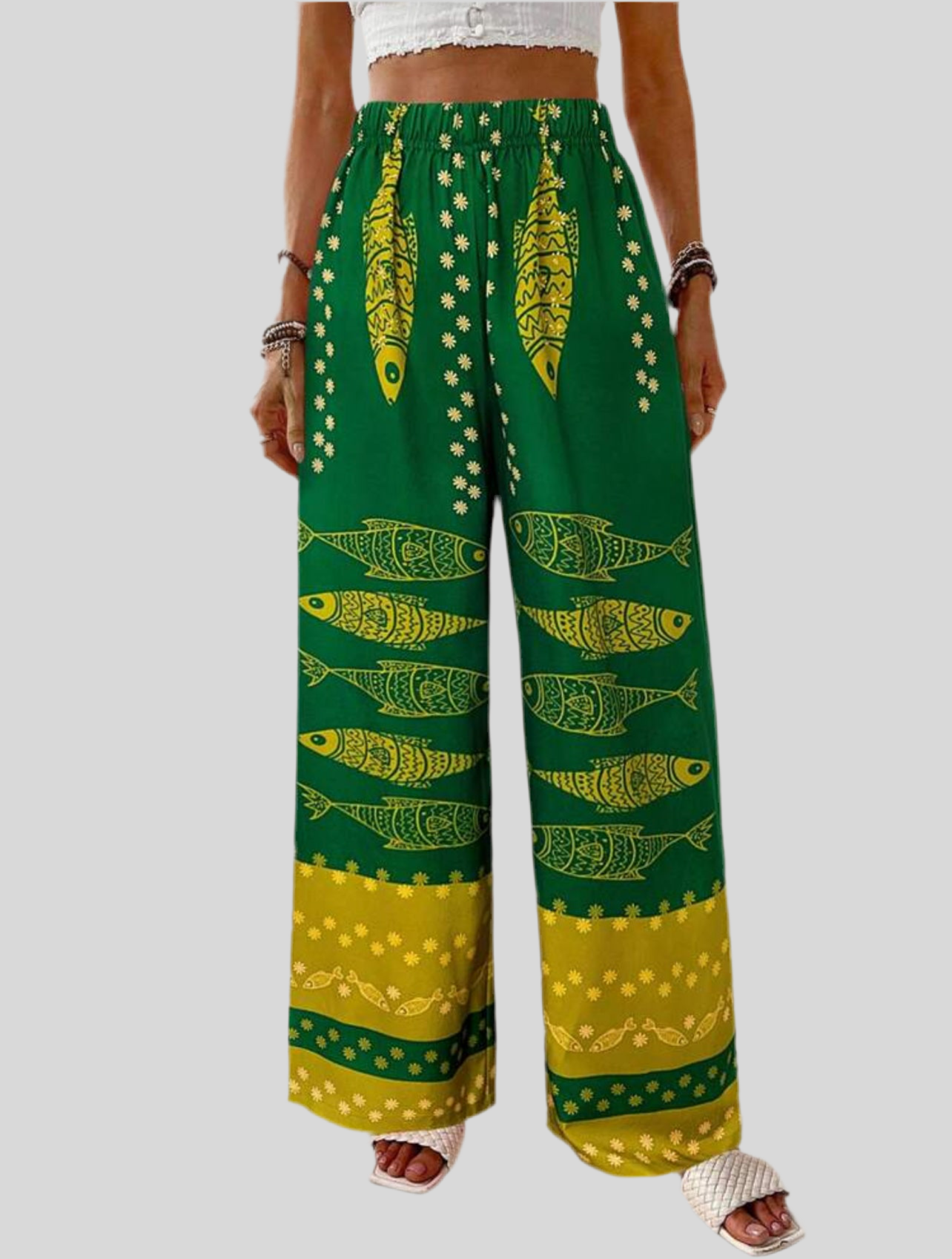 PANTALÓN DE VERANO ESTAMPADO 7 CLRS