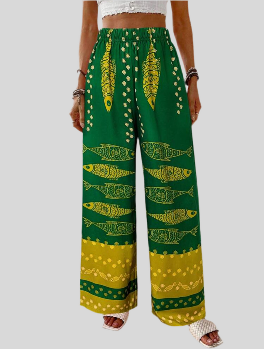 PANTALÓN DE VERANO ESTAMPADO 7 CLRS