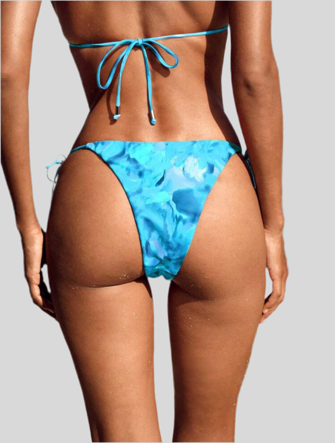 BIKINI DE TRIANGULO ESTAMPADO