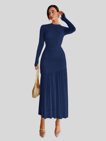VESTIDO DE TUL DRAPEDO 19 CLRS