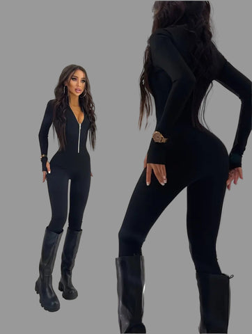 MONO DE SPANDEX CON CREMALLERA 4 CLRS