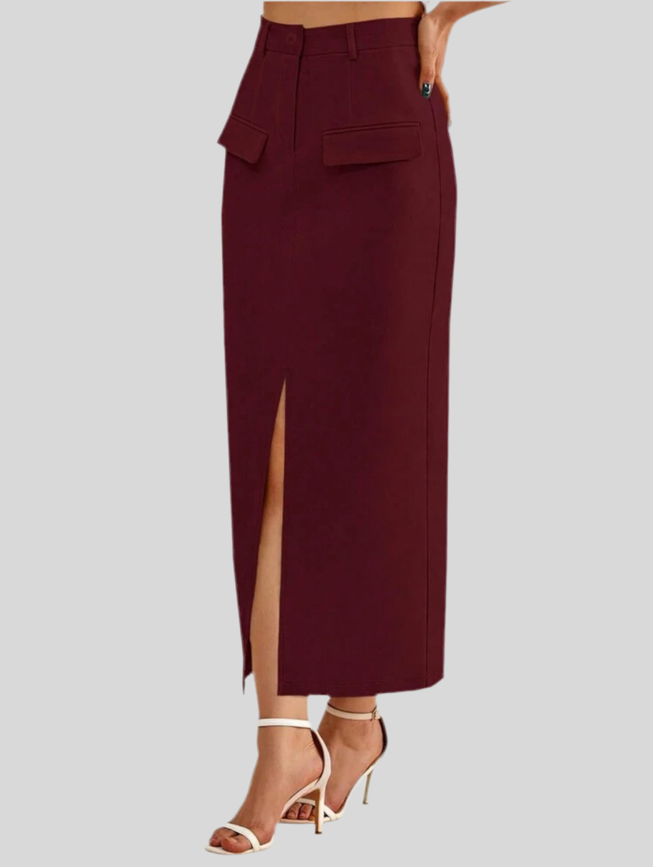 STRAIGHT EXECUTIVE SKIRT 4 CLRS