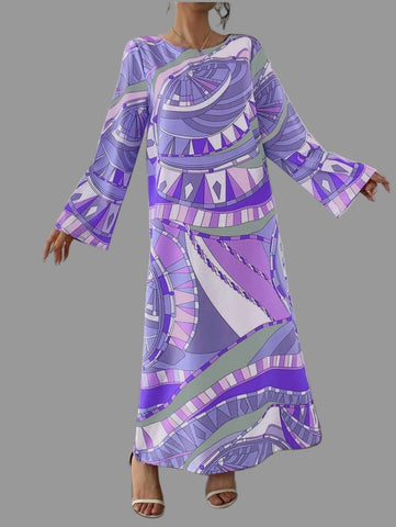 KAFTAN LARGO ESTAMPADO 2 CLRS