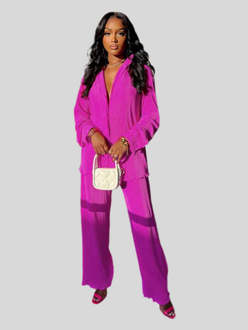 OVERSIZE PLEATED SET 16 CLRS