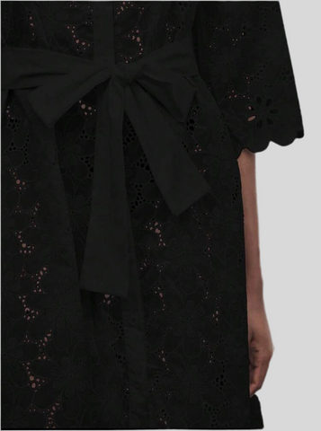 VESTIDO CON LAZADA ABOTONADO 3 CLRS