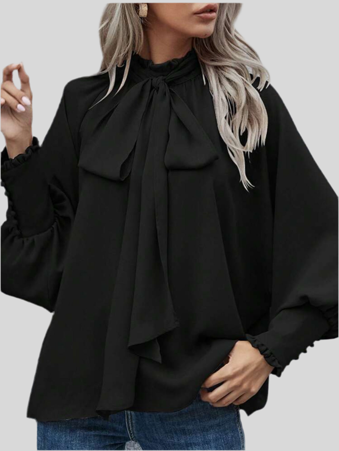 CAMISA CON CON LAZADA Y PUÑOS 10 CLRS