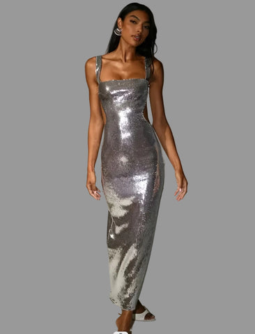 VESTIDO LARGO LENTEJUELAS ESPALDA 2 CLRS