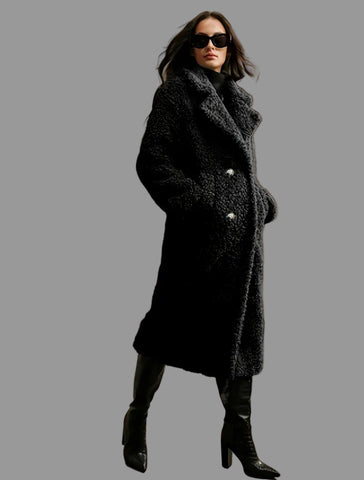 ABRIGO DE PELO RIZADO ECOLÓGICO 5 CLRS