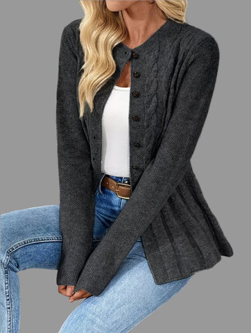 CHAQUETA DE PUNTO ENTALLADA 7 CLRS
