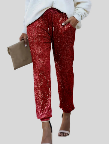 PANTALÓN LENTEJUELAS TOBILLO 6 CLRS