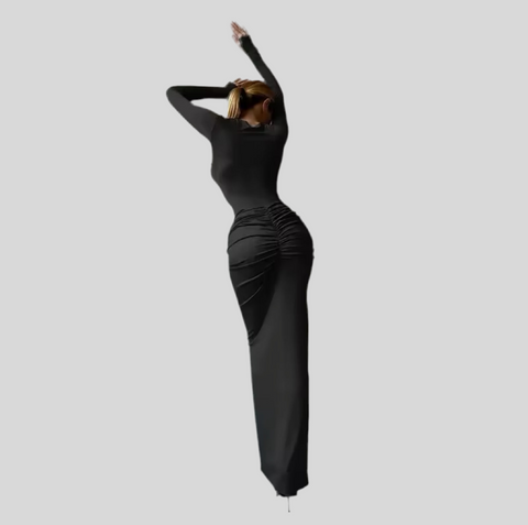 M/L BODY SET WITH DRAPED SKIRT