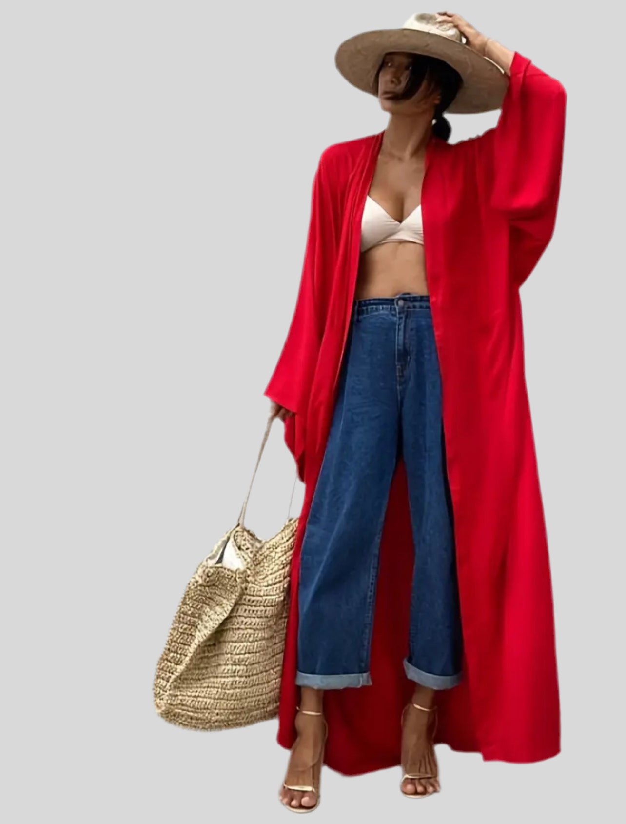 KIMONO LISO CON CINTURÓN 4 CLRS