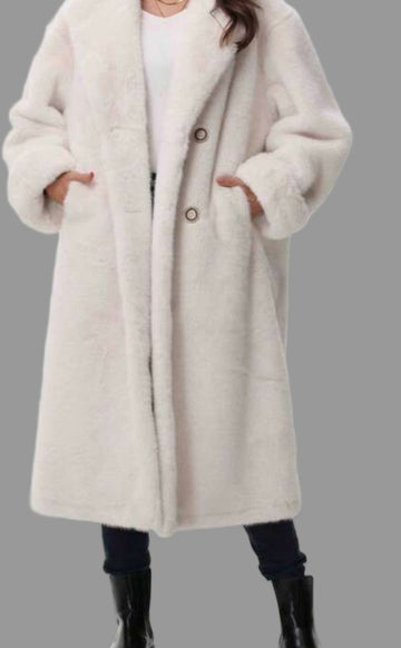 ABRIGO PIEL ECO TACTO VI SON DESPINZADO