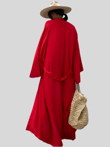 KIMONO LISO CON CINTURÓN 4 CLRS