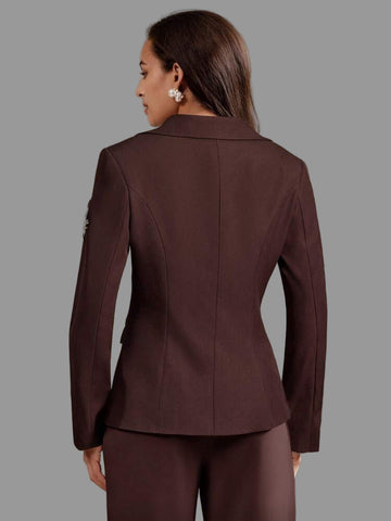 TRAJE DE CHAQUETA CON APLICACIONES DE CRISTAL 4 CLRS