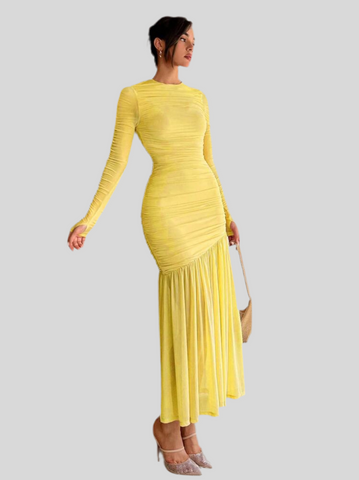 VESTIDO DE TUL DRAPEDO 19 CLRS