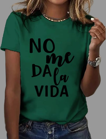 CAMISETA NO ME DA LA VIDA 9 CLRS