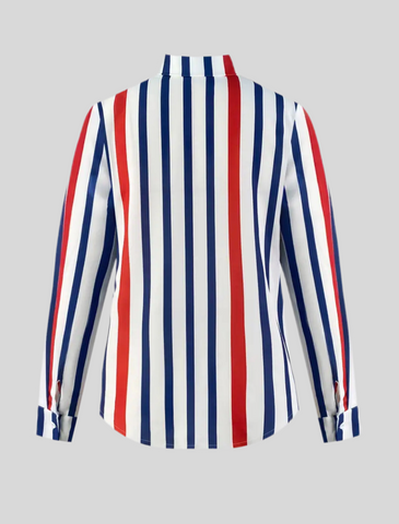 CAMISA CLÁSICA DE RAYAS MANGA LARGA
