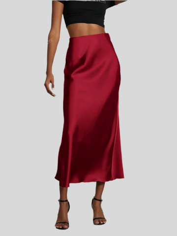 FALDA SIRENA MIDI SATÉN 18 CLRS