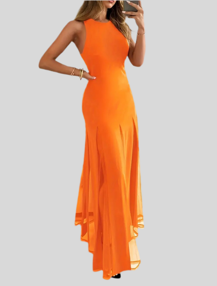 VESTIDO CON TRANSPARENCIAS 4 CLRS