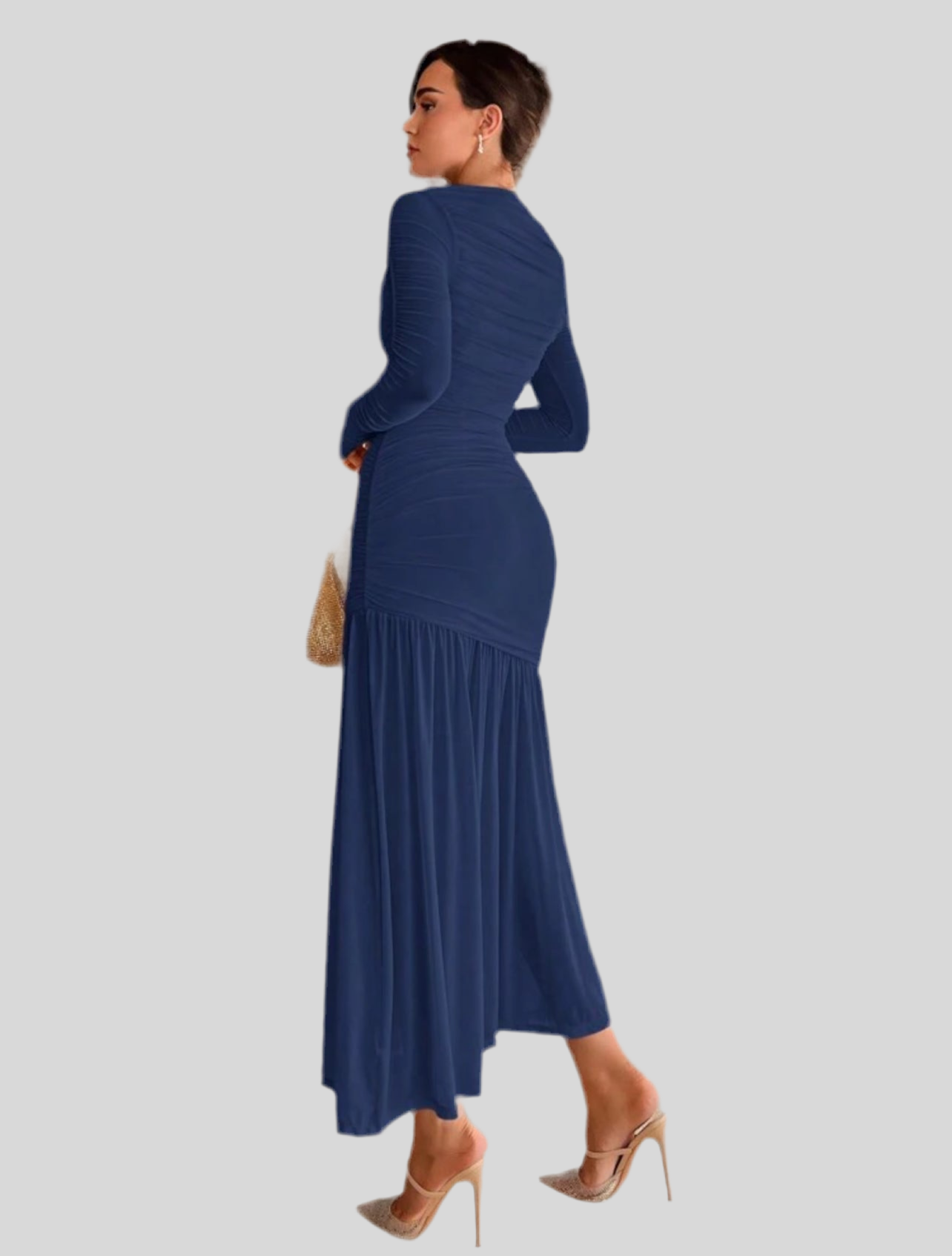 VESTIDO DE TUL DRAPEDO 19 CLRS