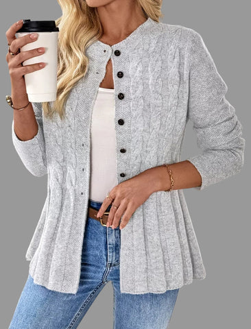 CHAQUETA DE PUNTO ENTALLADA 7 CLRS