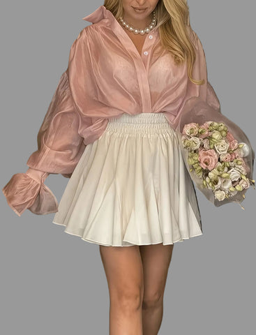 CAMISA CON CANESÚ Y PUÑOS 2 CLRS