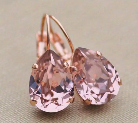 PENDIENTES DE CRISTAL DE GOTA 2 CLRS