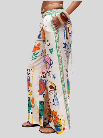PANTALÓN ESTAMPADO INFANTIL AMPLIO