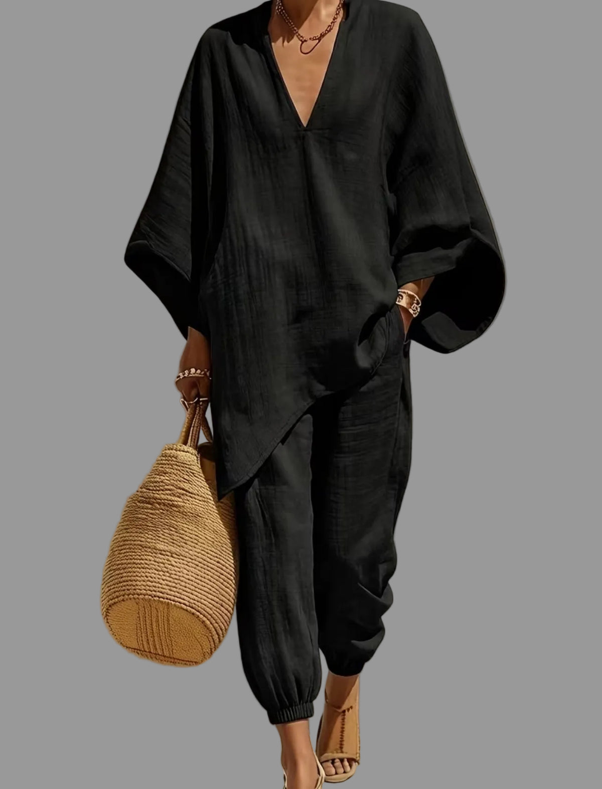 CONJUNTO AMPLIO PANT HAREM