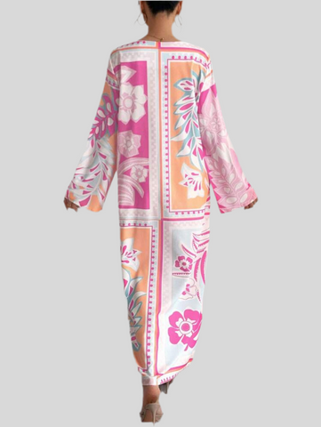 KAFTAN AMPLIO ESTAMPADO 2 CLRS