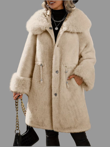 ABRIGO ESTILO PARKA PIEL ECO 3 CLRS